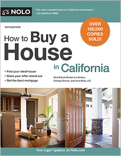How To Buy A House In California Legal Book Nolo