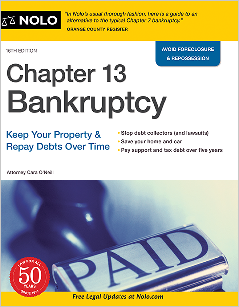 Book　Your　Bankruptcy　Over　Repay　Chapter　Nolo　Time　Keep　13　Debts　Property　Legal