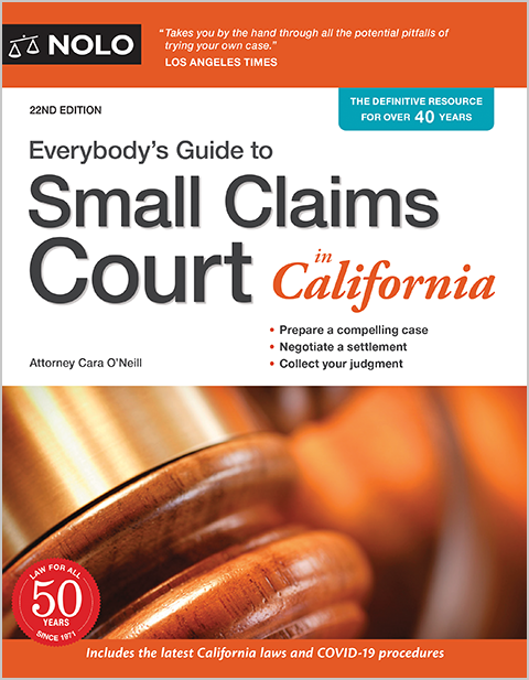 Official - Everybody's Guide To Small Claims Court In California