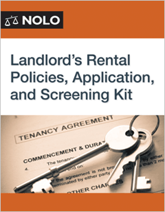 Official - Landlord's Rental Policies, Application, And Screening Kit
