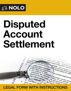 Official - Disputed Account Settlement