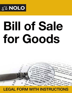 Official - Bill Of Sale For Goods
