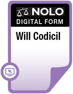 Official - Will Codicil