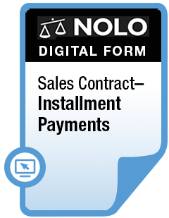 Official - Sales Contract -- Installment Payments