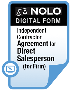 Official - Independent Contractor Agreement For Direct Salesperson (for Firm)