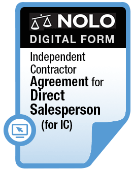 Official - Independent Contractor Agreement For Direct Salesperson (for IC)