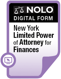 Official - New York Limited Power Of Attorney For Finances