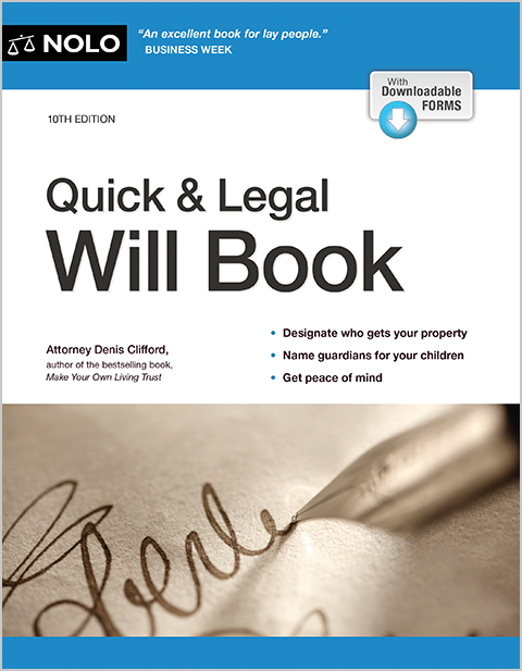 Official - Quick & Legal Will Book