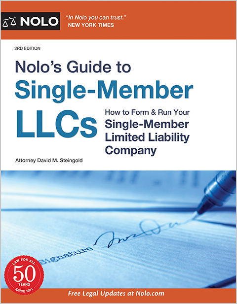 Official - Nolo's Guide To Single-Member LLCs
