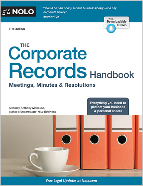 The Corporate Records Handbook