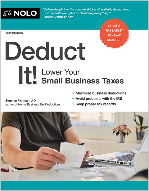 Deduct It! - Small Business Tax Deduction Guide - Legal Books - Nolo