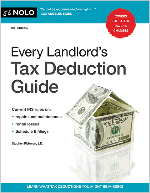 Every Landlord&rsquo;s Tax Deduction Guide - Legal Book - Nolo
