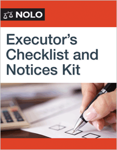 Executor's Checklist and Notices Kit
