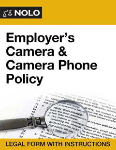Employer's Camera & Camera Phone Policy