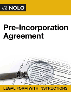 Pre-Incorporation Agreement