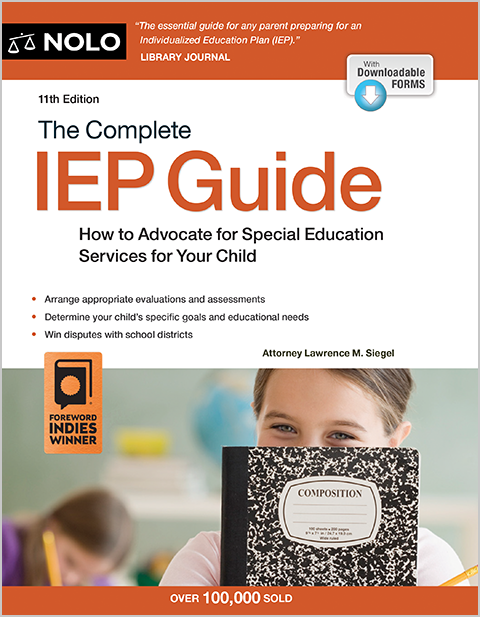 Special　Advocate　Nolo　The　Your　Guide　Ed　Complete　IEP　for　How　to　Child