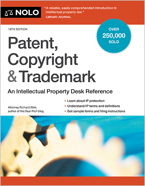 Link to atent, copyright and trademark intellectual property law dictionary in the catalog
