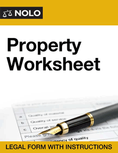 Property Worksheet