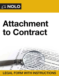 Attachment to Contract