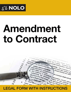 Amendment to Contract