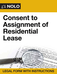 Consent to Assignment of Residential Lease