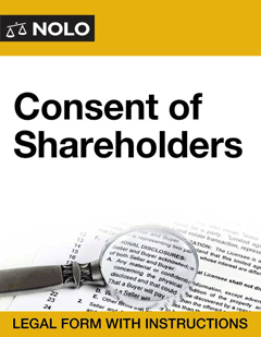 Consent of Shareholders