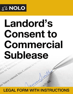 Landlord's Consent to Commercial Sublease