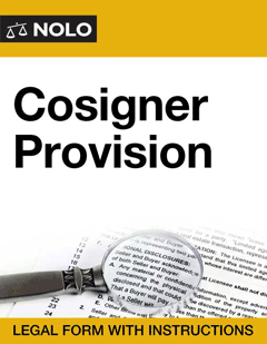 Cosigner Provision