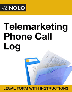 Telemarketing Phone Call Log
