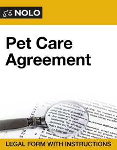 Pet Care Agreement