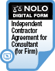Independent Contractor Agreement for Consultant (for Firm)