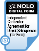 Independent Contractor Agreement for Direct Salesperson (for Firm)