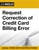 Request Correction of Credit Card Billing Error