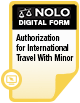 Authorization for International Travel With Minor
