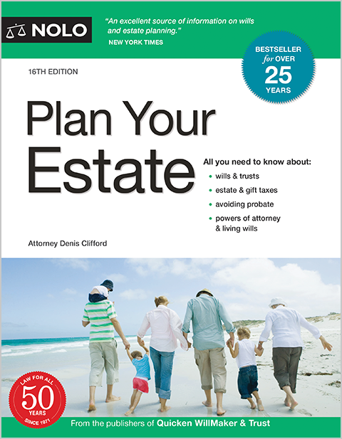 Plan Your Estate Legal Estate Planning Book Nolo