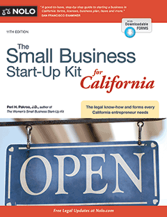The Small Business Start Up Kit For California Legal