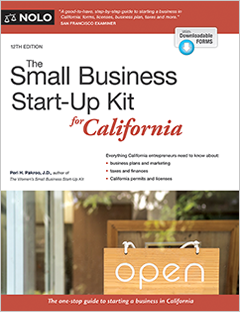 The Small Business Start Up Kit For California Legal